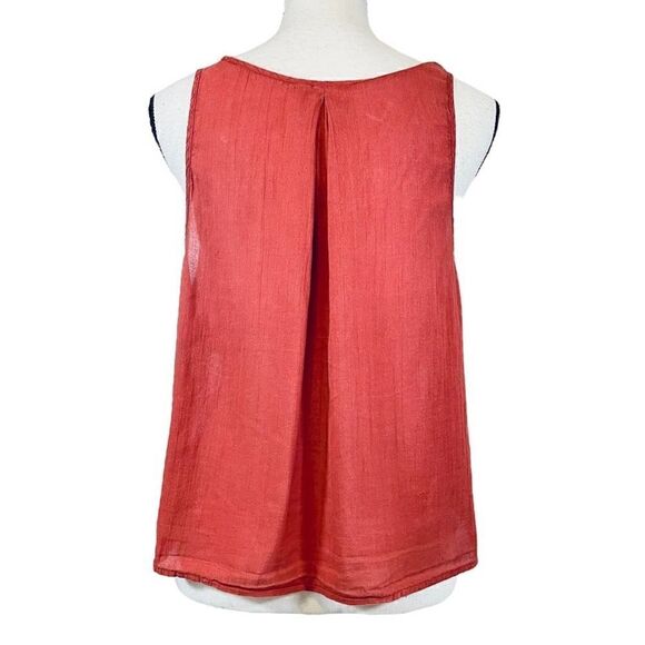 Melrose and Market Sleeveless Blouse Burnt Orange - Picture 4 of 8